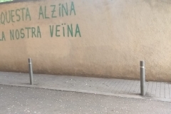...i segurament, la veïna més antiga del barri.