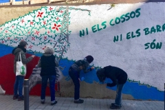 Al mural li faltava una mica de blau.