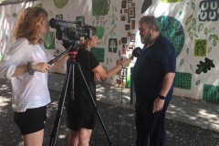 Comencem el nou curs amb una entrevista a BTV sota l'alzina.