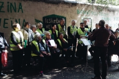 Concert dels iaioflautas sota l'alzina.