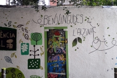 La porta de ljardí també s'ha mudat, avui.