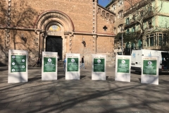 Els panells de la campanya 5 Punts per a 5 Barris.