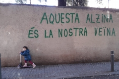 ...i esperem que també la veïna dels nostres nens i nenes quan creixin.