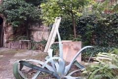 El jardí de la segona caseta.
